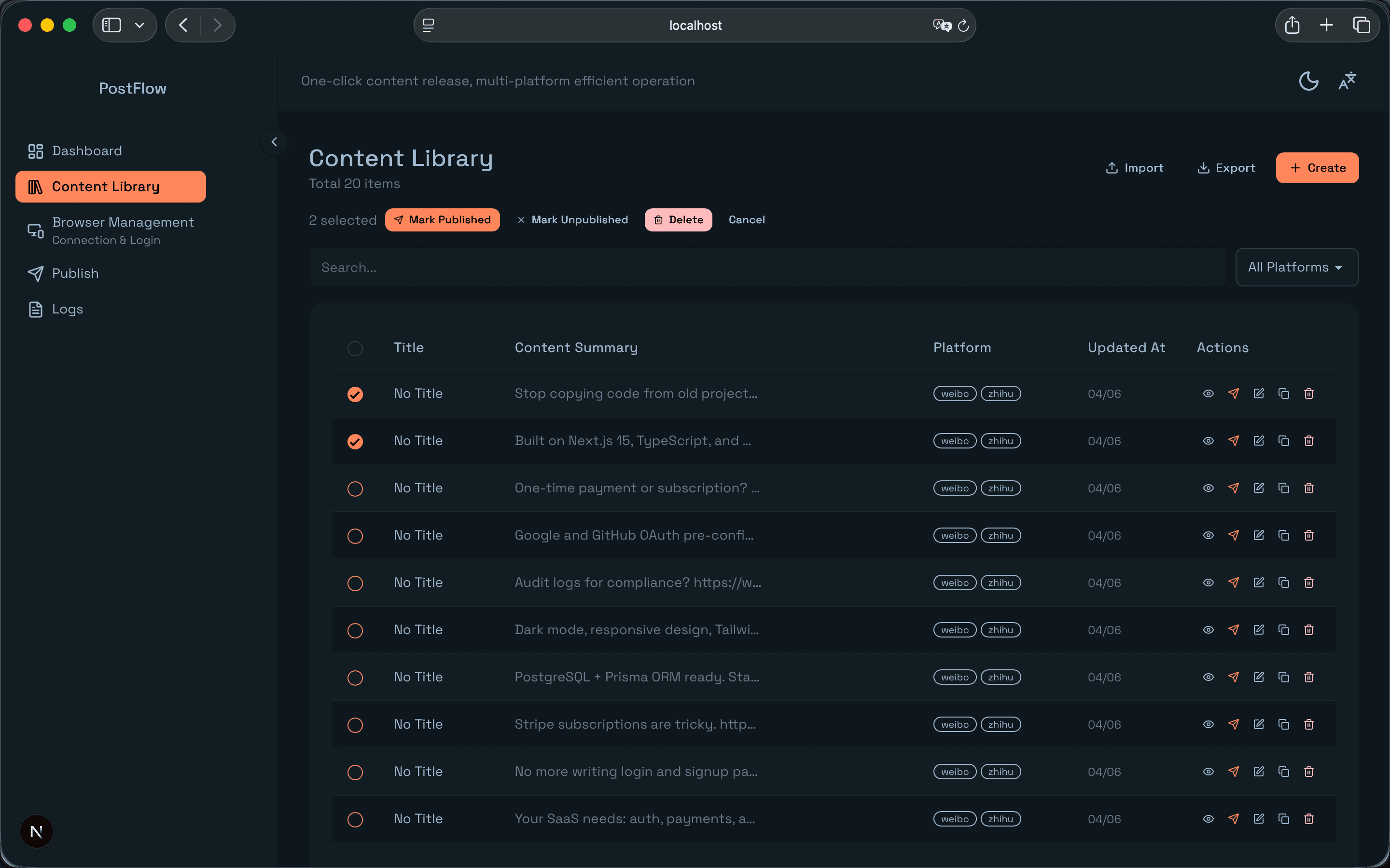 content library
